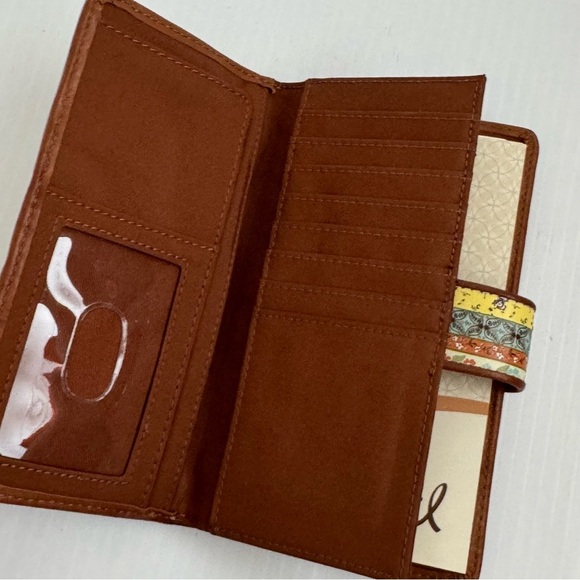 Fossil y2K 90s Colorful Patterned Wallet plus address book - Picture 5 of 8